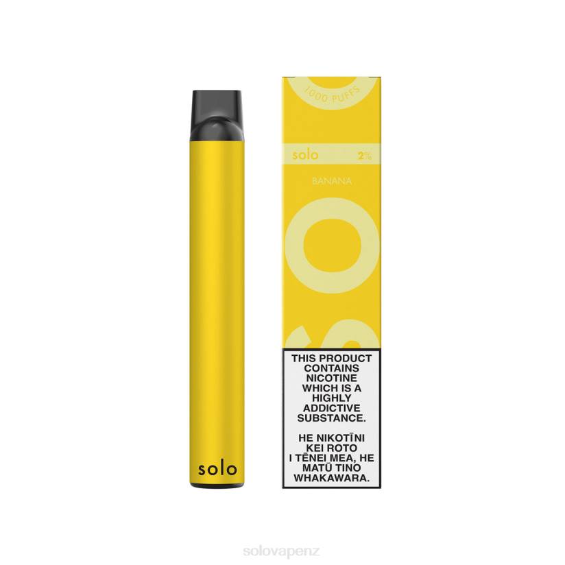 Solo Disposable Vape Flavours - Solo Disposable Vape Banana 8XP811
