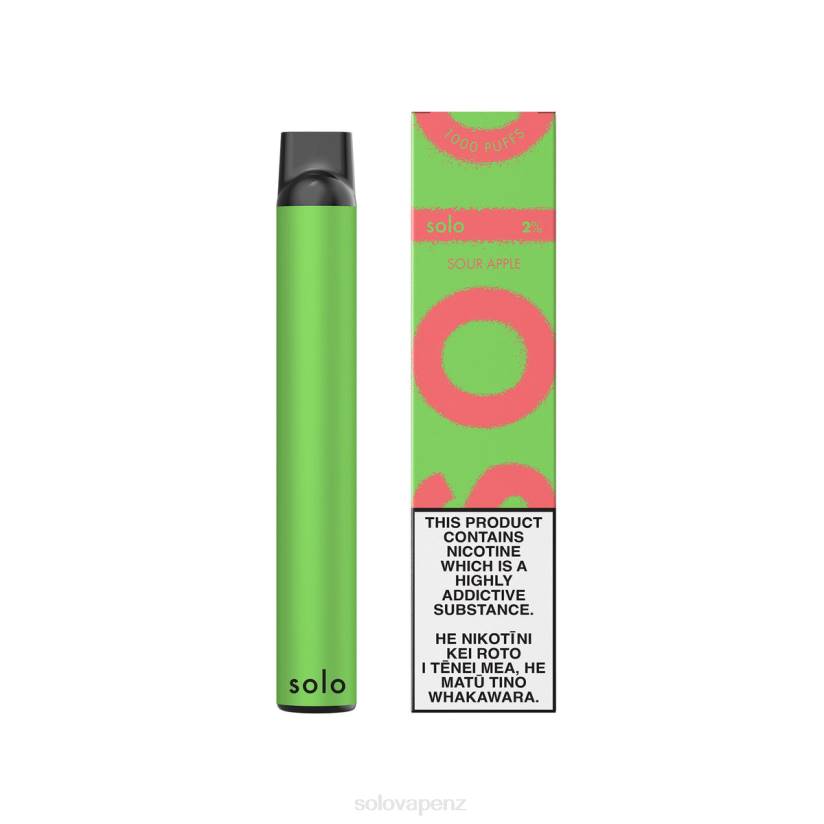 Solo Disposable Vape Flavours - Solo Disposable Vape Sour Apple 8XP85