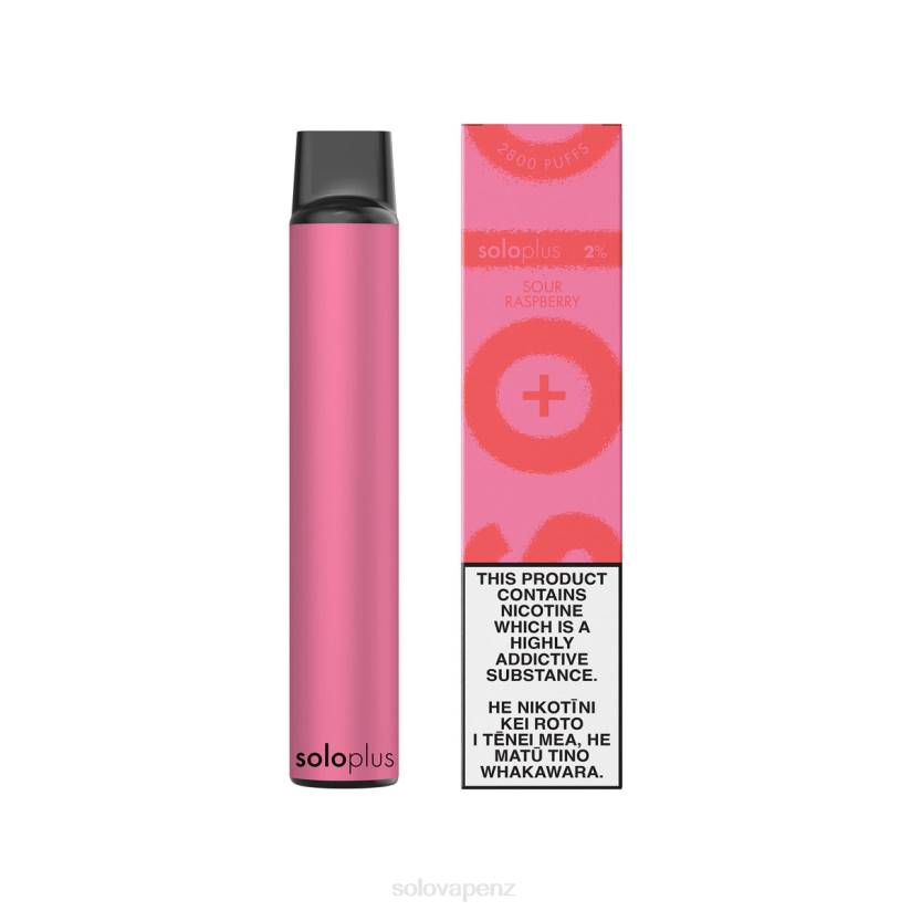 Solo Disposable Vape Flavours - Solo Plus Disposable Vape Sour Raspberry 8XP835