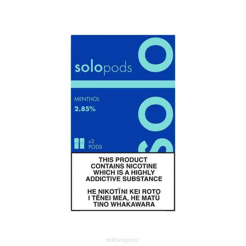 Solo Disposable Vape NZ - Solo Replacement Pod 2-Pack Menthol 8XP851