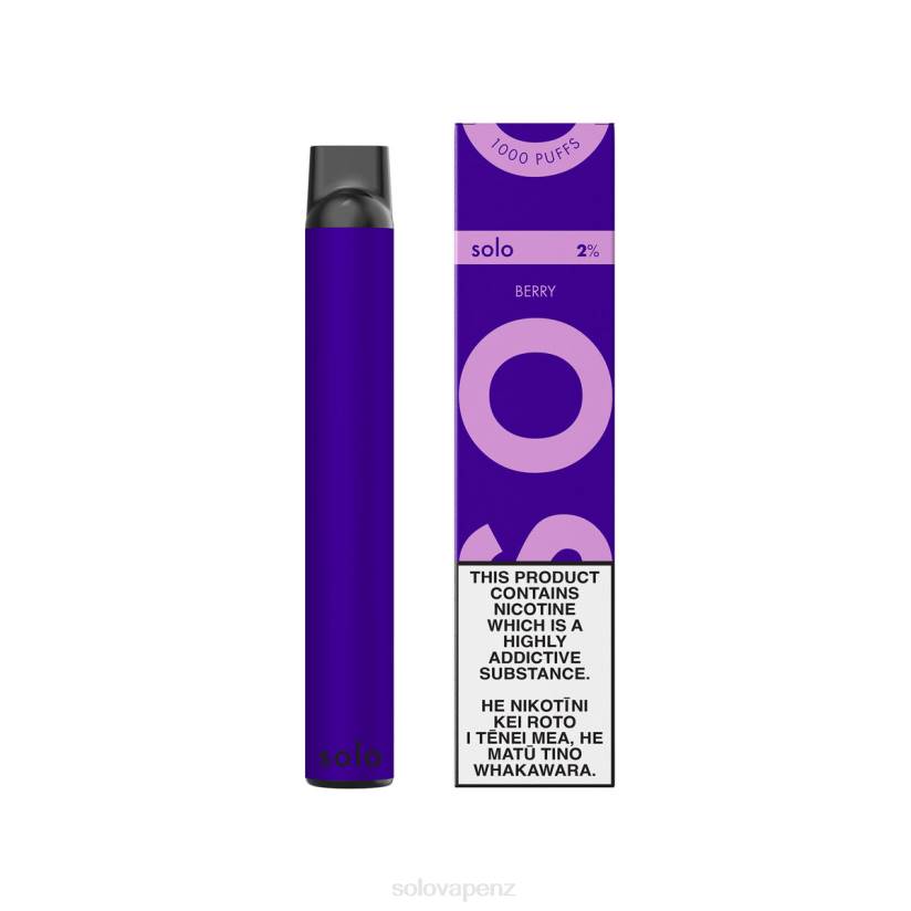 Solo Disposable Vape Review - Solo Disposable Vape Berry 8XP816