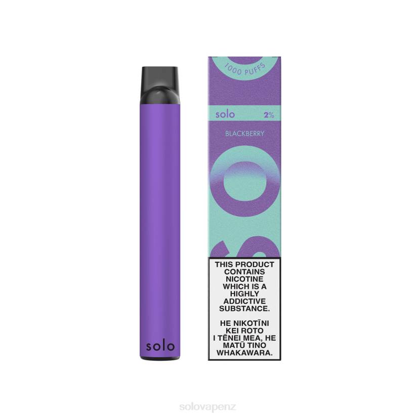 Solo Disposable Vape Review - Solo Disposable Vape Paradise Collection Blackberry 8XP822