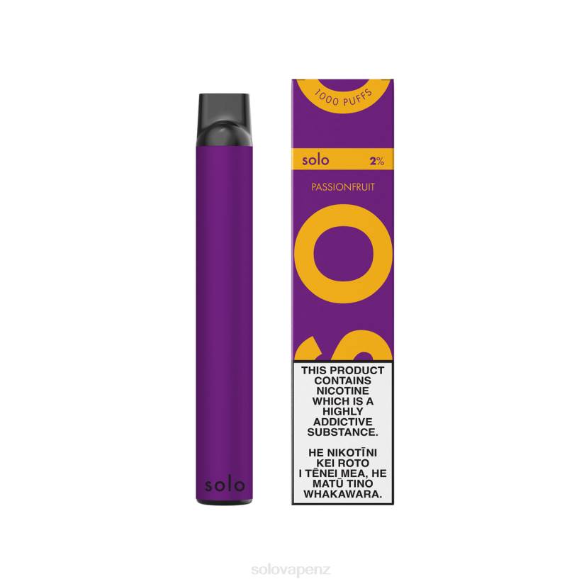 Solo Vape Auckland - Solo Disposable Vape Passionfruit 8XP814