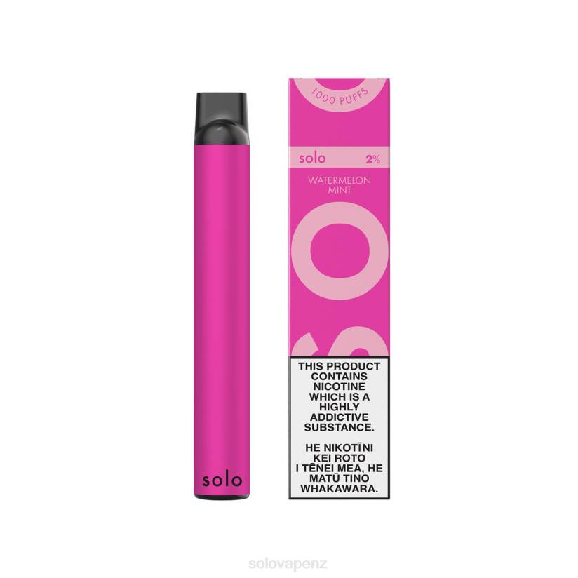 Solo Vape Auckland - Solo Disposable Vape Watermelon Mint 8XP82