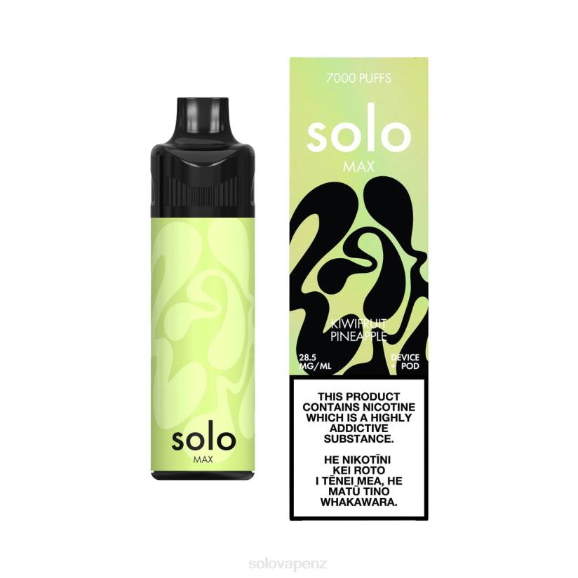 Solo Vape Auckland - Solo MAX Pod Kit Kiwifruit Pineapple 8XP868