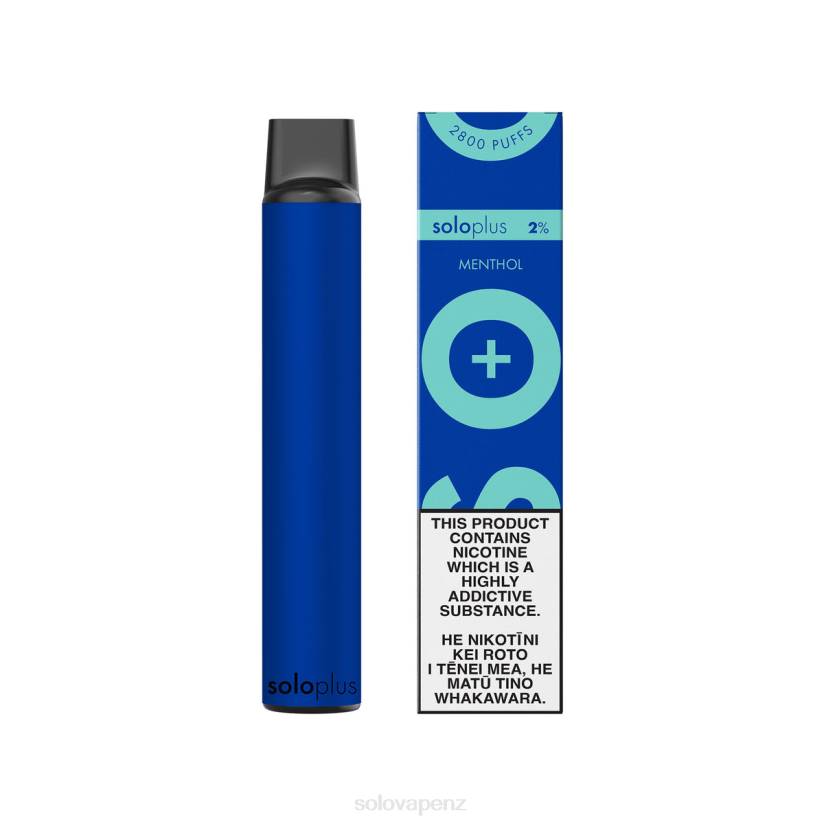 Solo Vape Auckland - Solo Plus Disposable Vape Menthol 8XP832