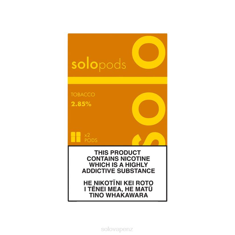 Solo Vape Auckland - Solo Replacement Pod 2-Pack Tobacco 8XP850