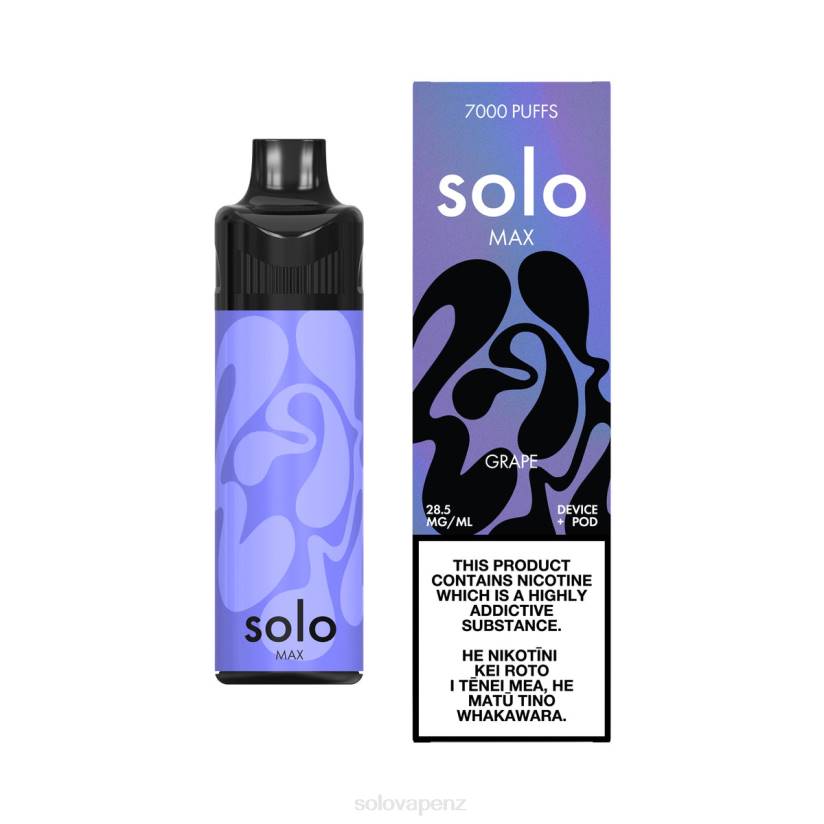 Solo Vape NZ - Solo MAX Pod Kit Grape 8XP867