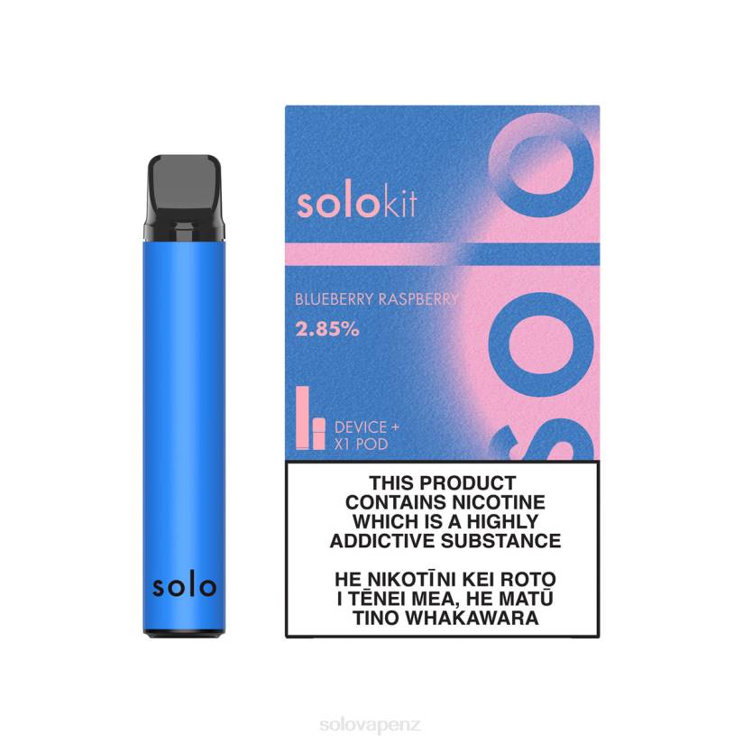 Solo Vape NZ - Solo Pod Kit Blueberry Raspberry 8XP843