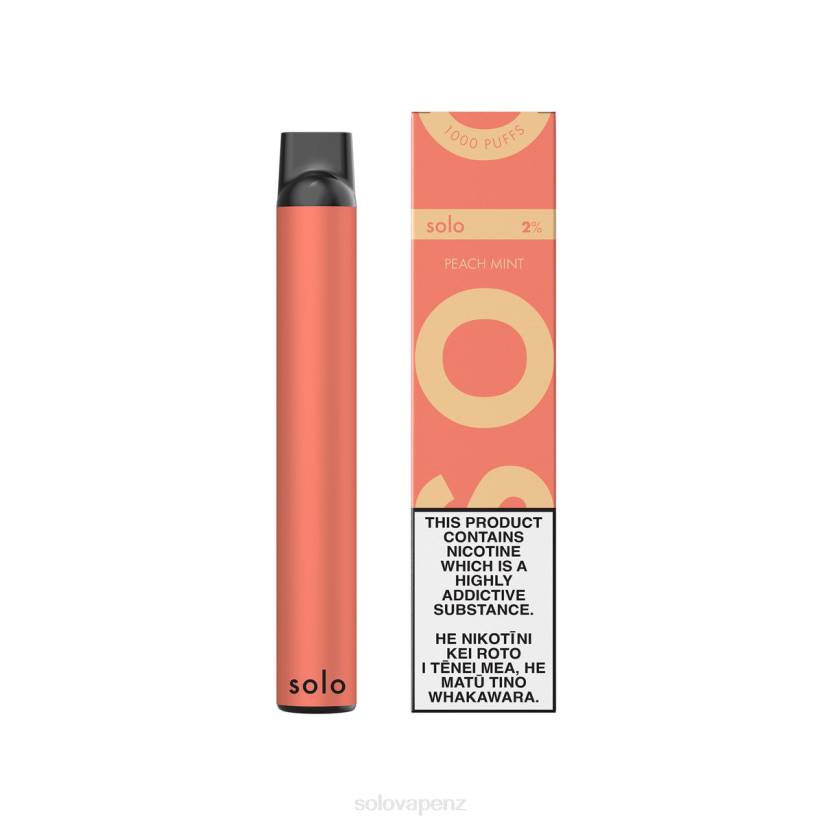 Solo Vape New Zealand - Solo Disposable Vape Peach Mint 8XP86
