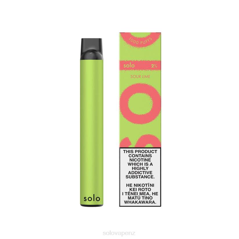 Solo Vape New Zealand - Solo Disposable Vape Sour Lime 8XP818