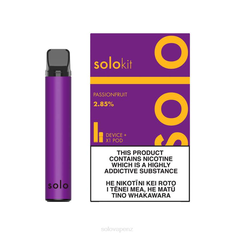 Solo Vape New Zealand - Solo Pod Kit Passionfruit 8XP842