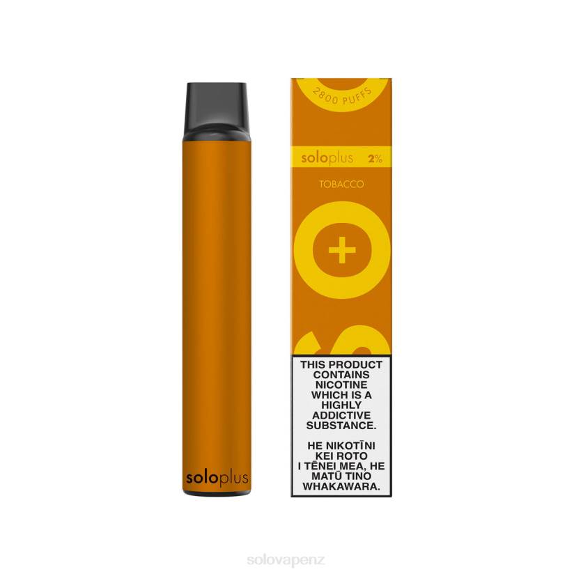 Solo Vape New Zealand - Solo Plus Disposable Vape Tobacco 8XP824