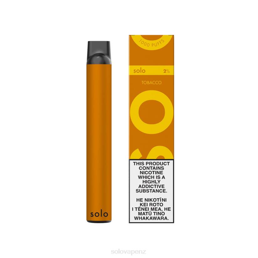 Solo Disposable Vape Flavours - Solo Disposable Vape Tobacco 8XP817