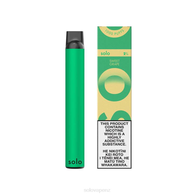 Solo Vape Auckland - Solo Disposable Vape Paradise Collection Sweet Grape 8XP820