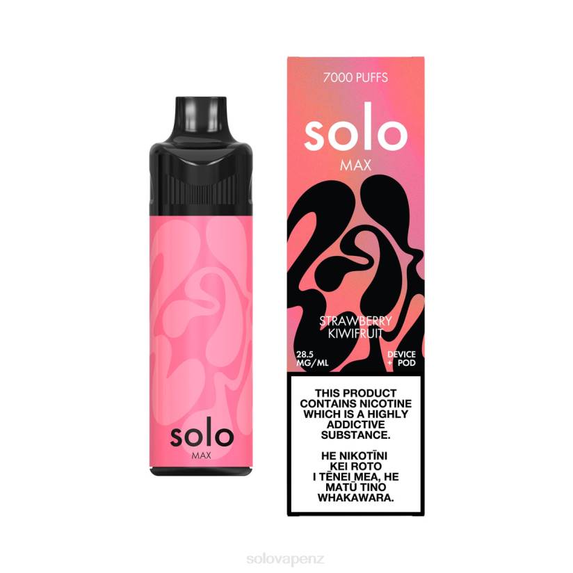 Solo Disposable Vape Flavours - Solo MAX Pod Kit Strawberry Kiwifruit 8XP871
